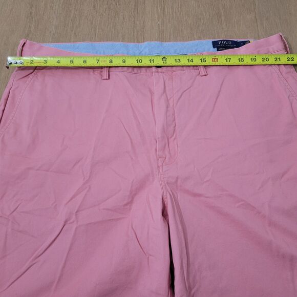 Polo Ralph Lauren Shorts Mens Size 42x9" Chino Golf Light Pink Stretch Pony - Picture 10 of 12